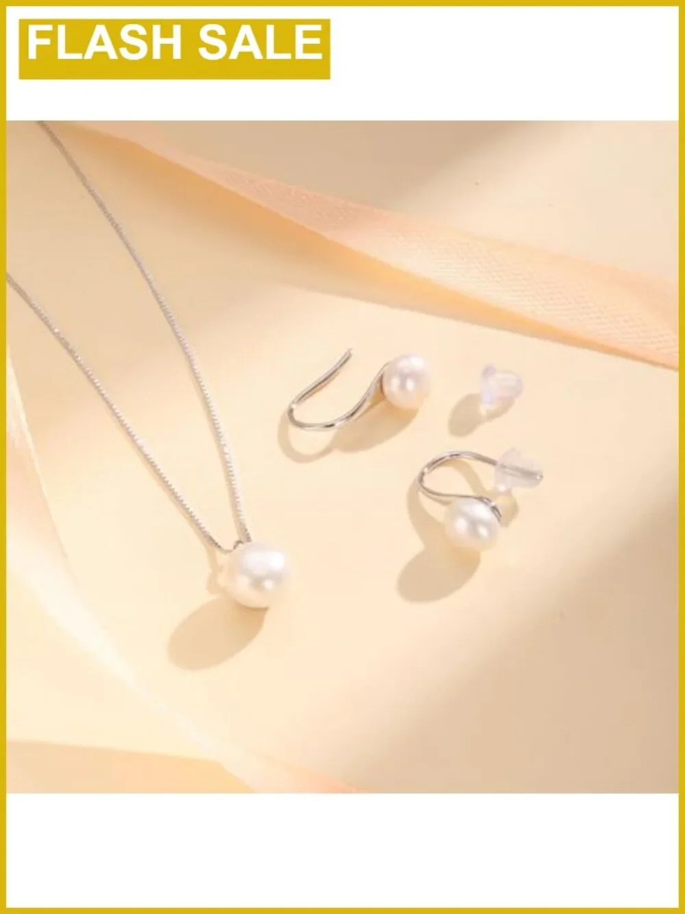 Freshwater Pearl Necklace S925 Sterling Silver Pendant Women